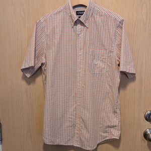 Chaps Orange Casual Button Down Shirt